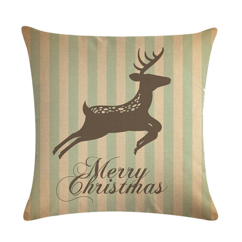Taie d'oreiller Velvetique Festive 18 pouces avec fermeture éclair cachée pour décoration de Noël