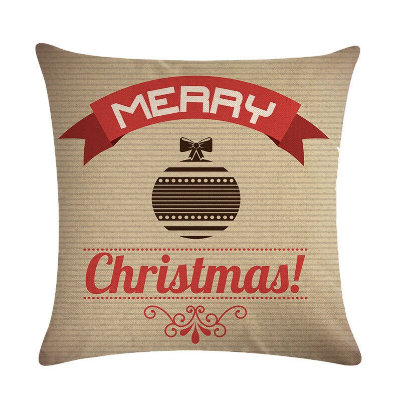 Taie d'oreiller Velvetique Festive 18 pouces avec fermeture éclair cachée pour décoration de Noël
