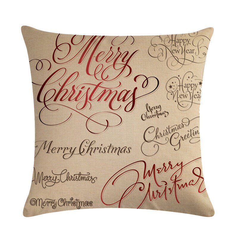 Taie d'oreiller Velvetique Festive 18 pouces avec fermeture éclair cachée pour décoration de Noël
