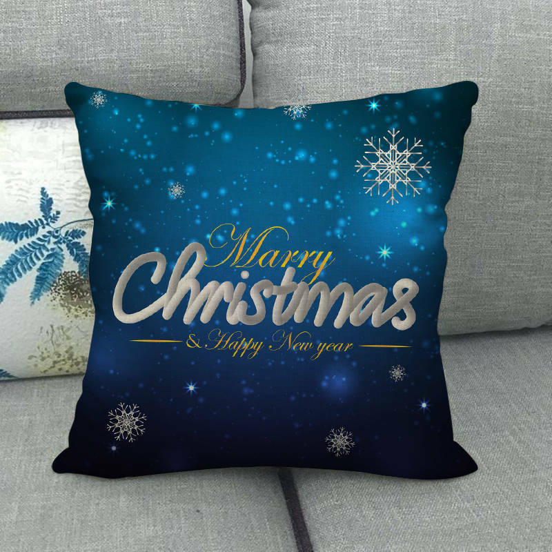 Taie d'oreiller Velvetique Festive 18 pouces avec fermeture éclair cachée pour décoration de Noël