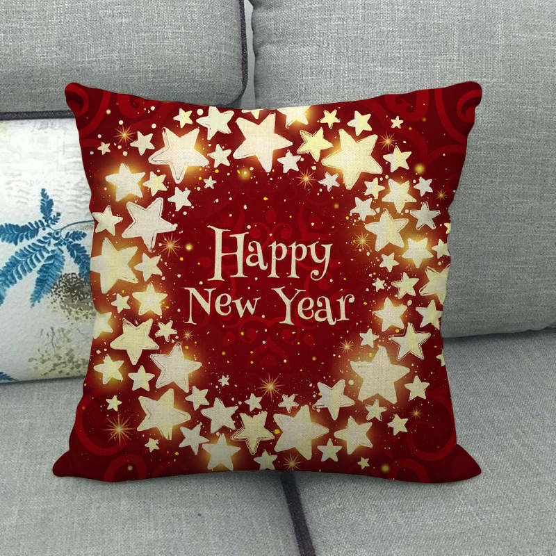Taie d'oreiller Velvetique Festive 18 pouces avec fermeture éclair cachée pour décoration de Noël