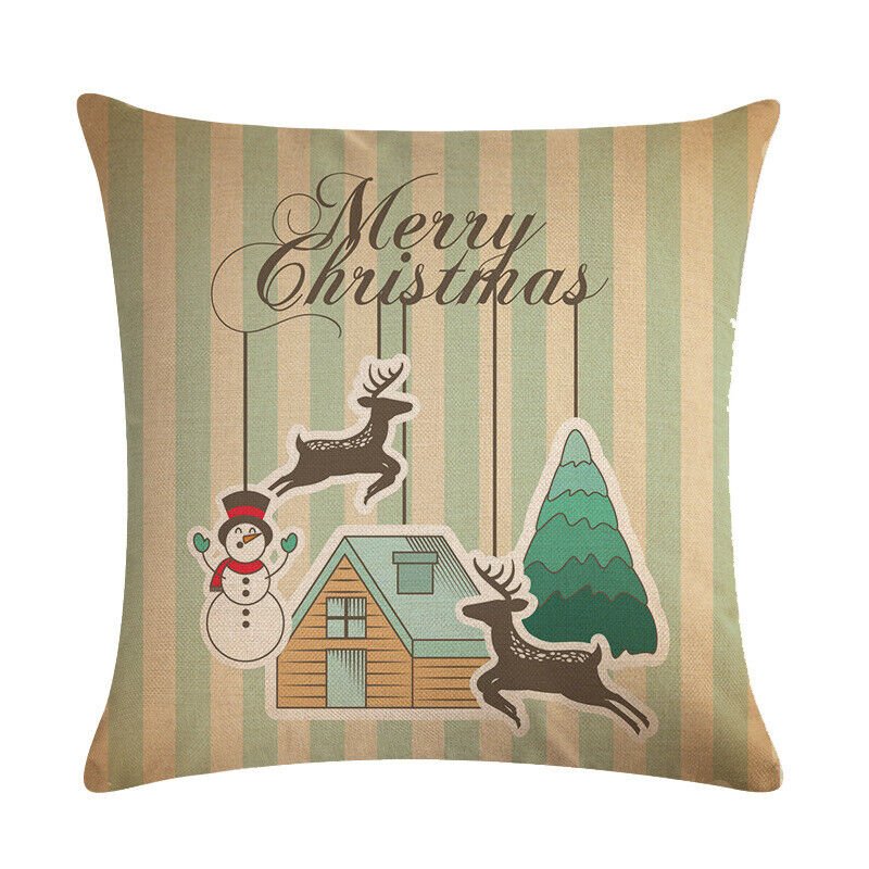 Taie d'oreiller Velvetique Festive 18 pouces avec fermeture éclair cachée pour décoration de Noël
