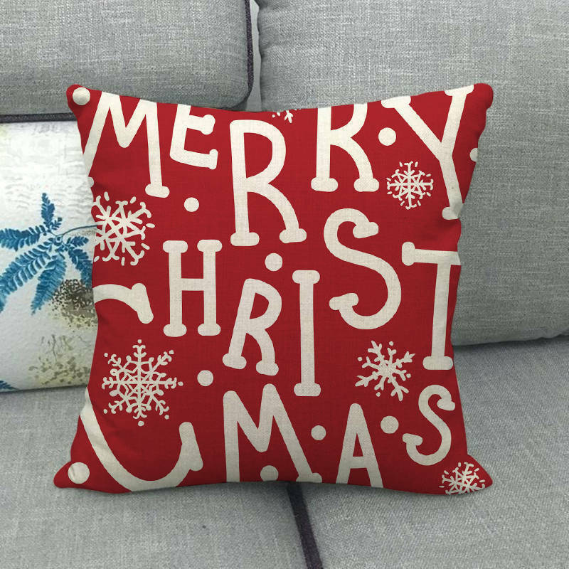 Taie d'oreiller Velvetique Festive 18 pouces avec fermeture éclair cachée pour décoration de Noël