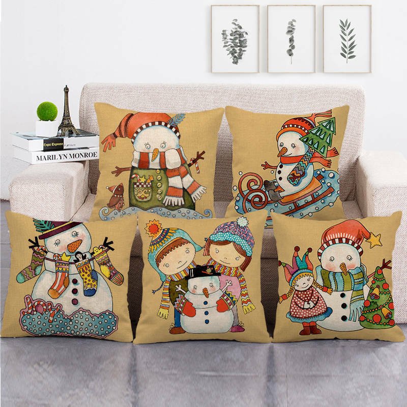 Taie d'oreiller Velvetique Festive 18 pouces avec fermeture éclair cachée pour décoration de Noël