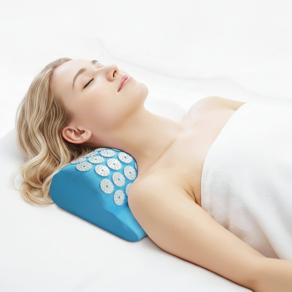 SpineEase pratelný akupresurní polštář pro regeneraci dolní části zad