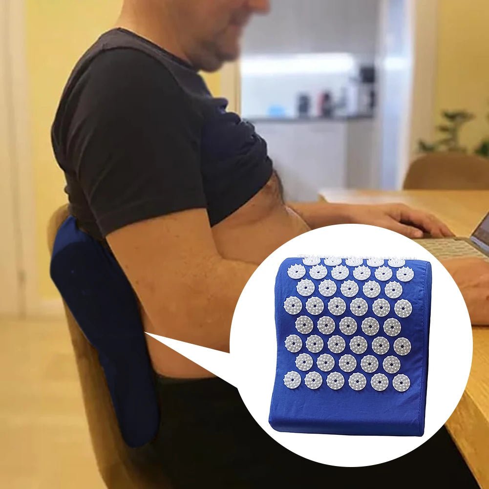 SpineEase pratelný akupresurní polštář pro regeneraci dolní části zad