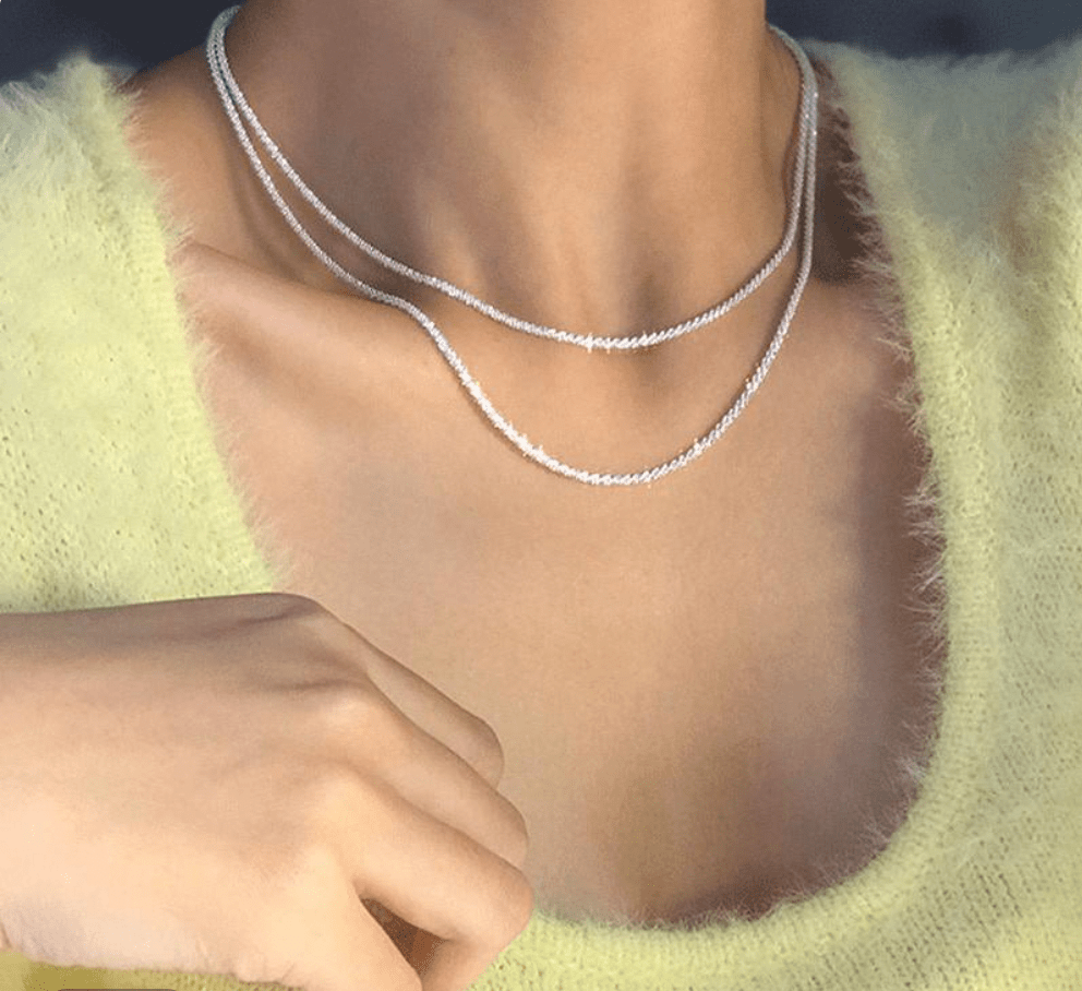 Astra Sada náhrdelníků Hvězda ze stříbra 925 pro elegantní styl