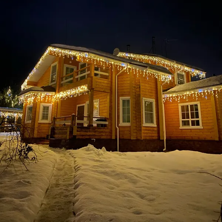 RideauLumineux Außen-Vorhanglichter für festliche Dekorationen
