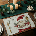 GnomeGlow Decorative Christmas Table Placemat for Festive Family Dinners