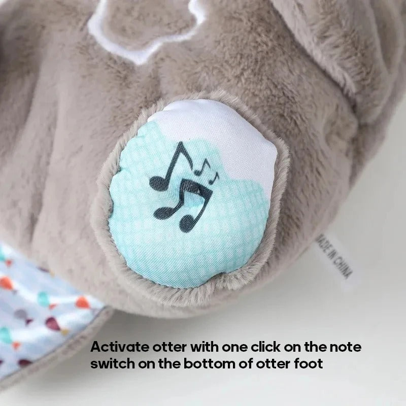 Peluche Loutre pour Bébé, Compagnon de Respiration pour un Coucher Doux | Fervei