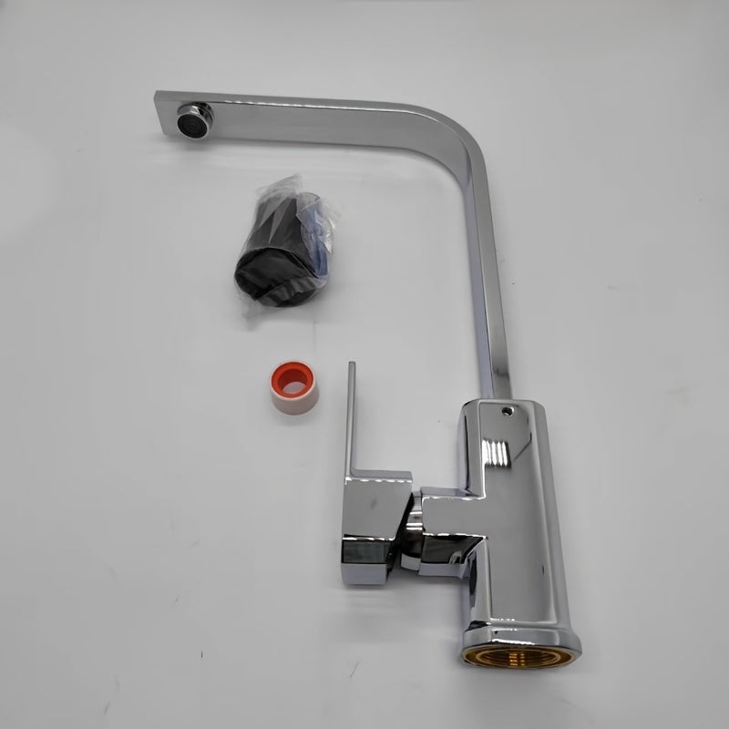 Rubinetto da cucina girevole con acqua calda e fredda