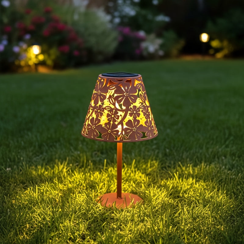 Lanterna Solare a Forma di Fiore per un'Arredamento Accogliente di Patio e Terrazza