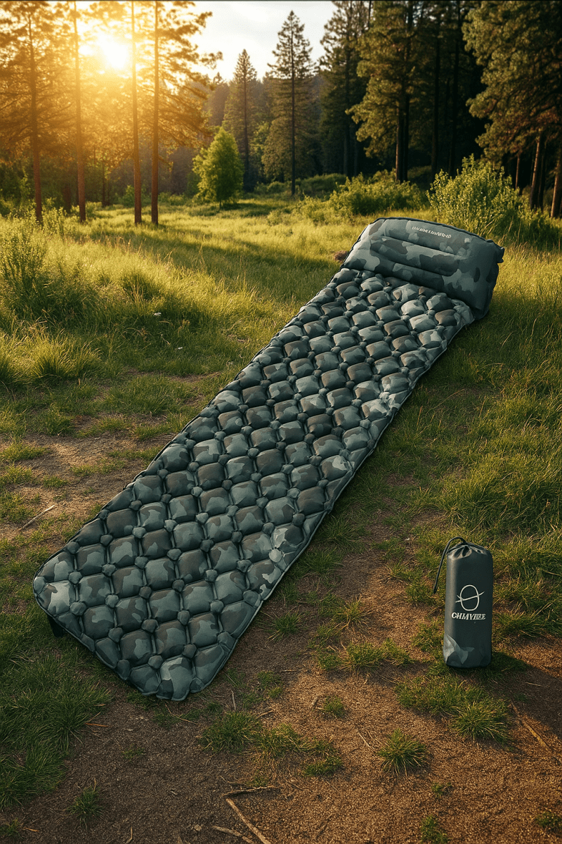 PeakTrail Ultraleichte Campingmatte mit schneller Aufblasfunktion, Wasserbeständigkeit und Langlebigkeit
