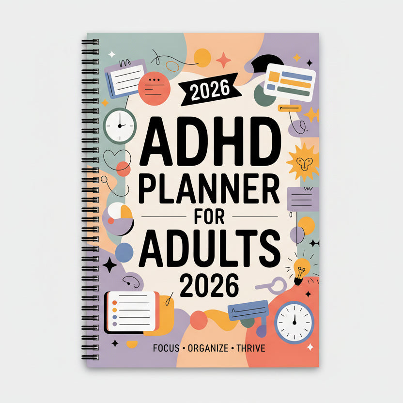 ADHD productivity planner for structured daily and weekly organization