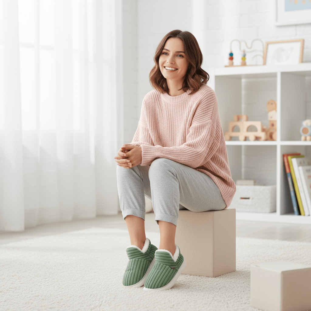 CozyNest Thermal House Slippers For Warmth And Comfort In Winter