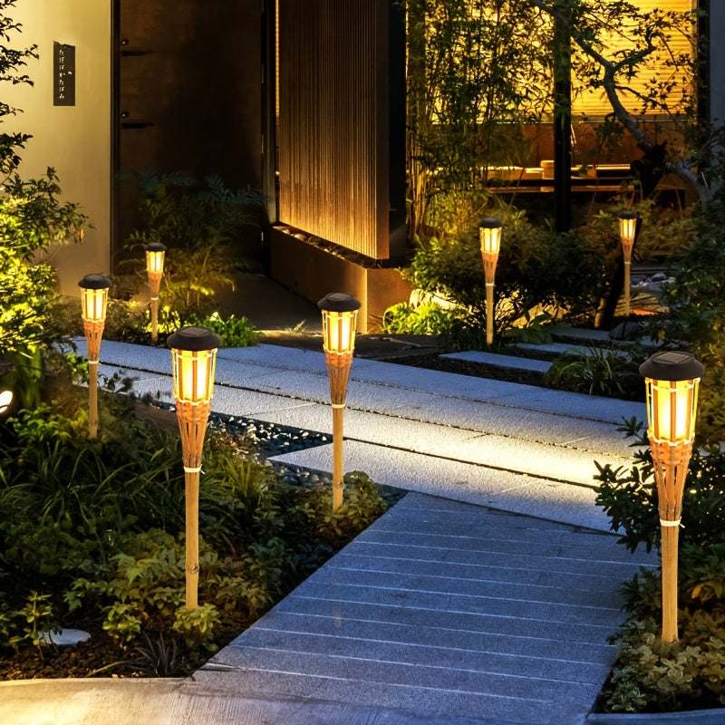 Solar-Fackel-Rasenlampe