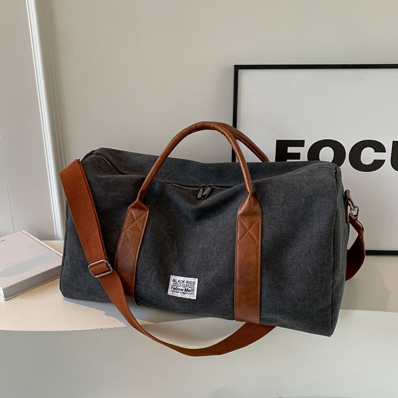 Vypraná vintage taška Weekender s víceúčelovým úložným prostorem
