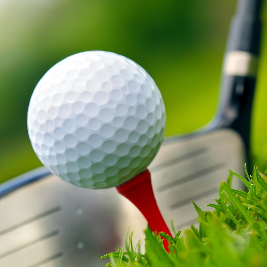 Prémiové dřevěné golfové teečka, balení 100 kusů