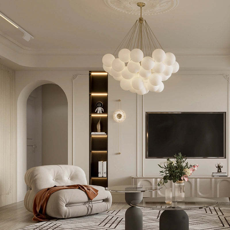 Aurea Pendant Lamp With Metal And Glass For Modern Rooms