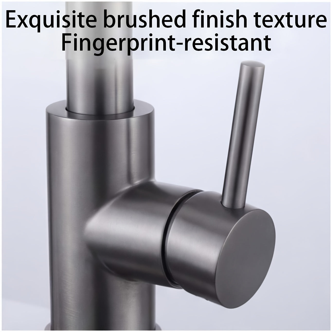 Pull Out Sink Faucet with Modern Stainless Design
