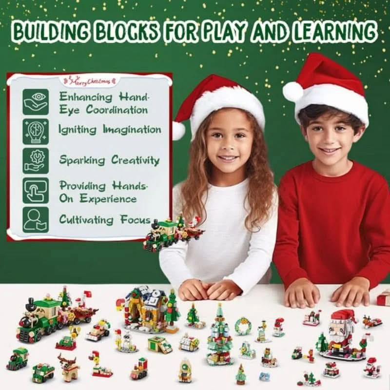 Set creativo di costruzioni BrightBuild Studio per Natale, per bambini dai 6 anni in su