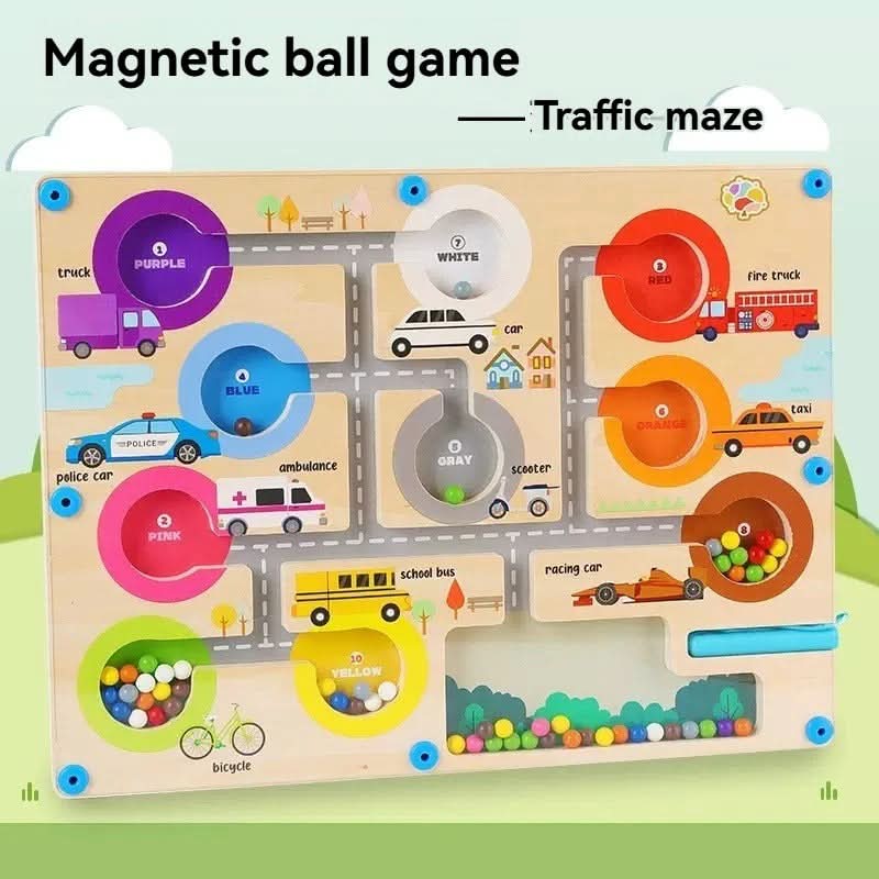 HueQuest Magnetic Color and Number Game for Kids Aged 3 and Up