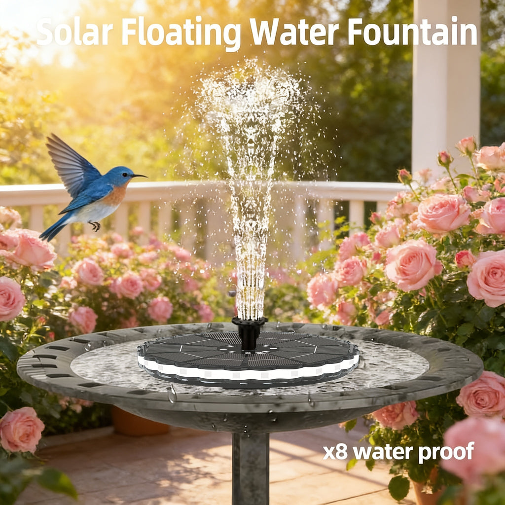 Colorful Solar Fountain Pump