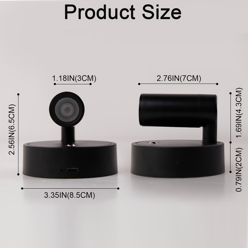 Nástěnná lampa s otočným projekčním světlem