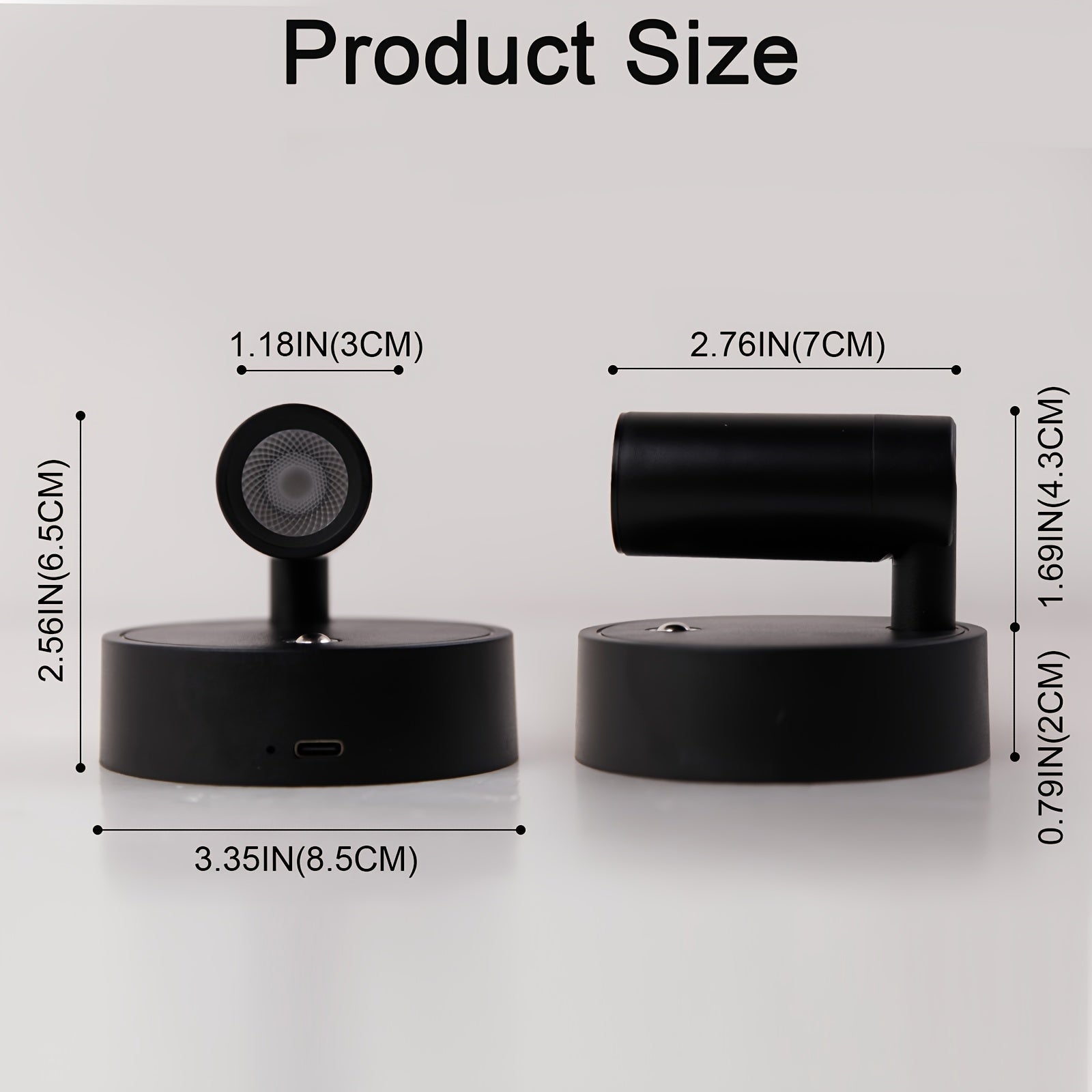 Nástěnná lampa s otočným projekčním světlem