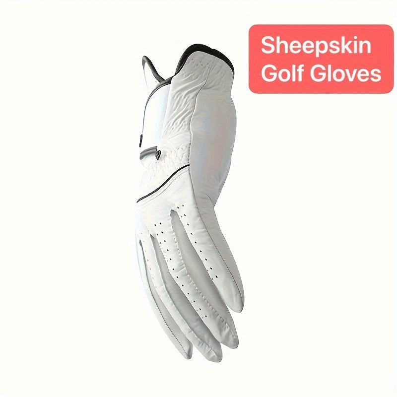 Sheepskin Golf Glove for Left Hand