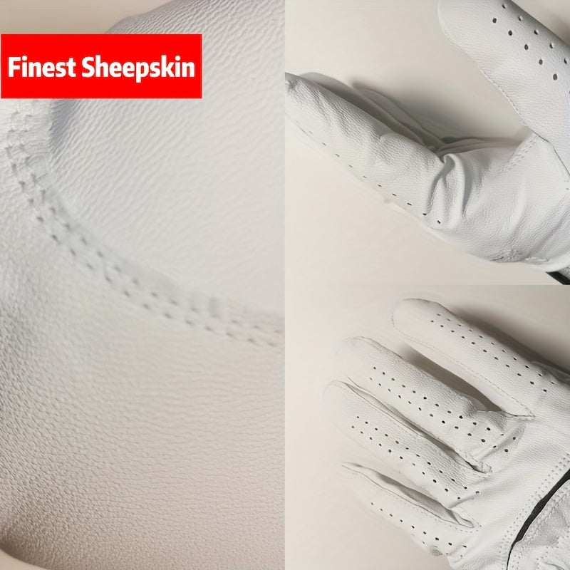 Sheepskin Golf Glove for Left Hand