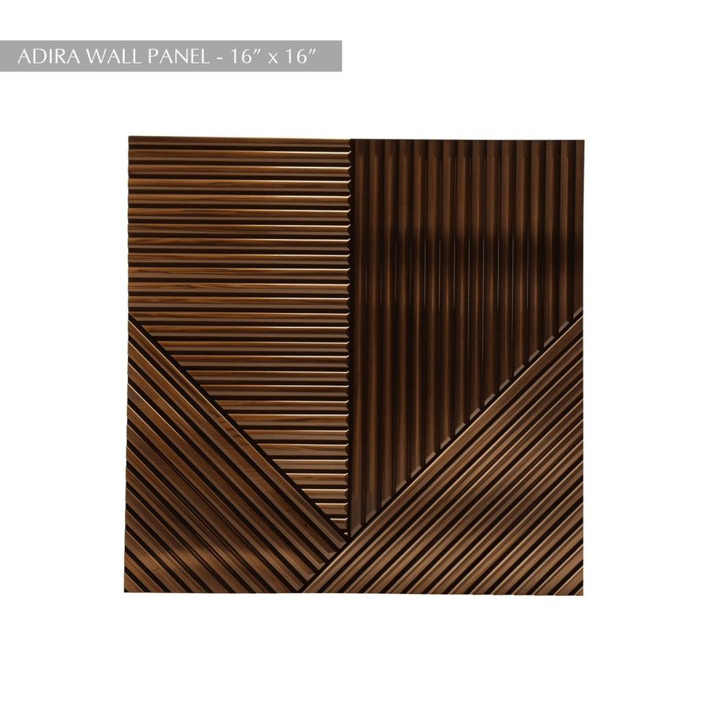 Adira geometrické dřevěné nástěnné panely pro stylové akcentové stěny