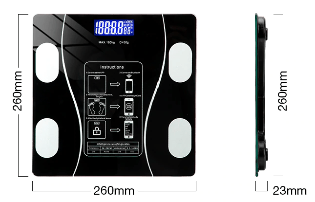 NovaScale Smart Body Analysis Scale With App Connectivity