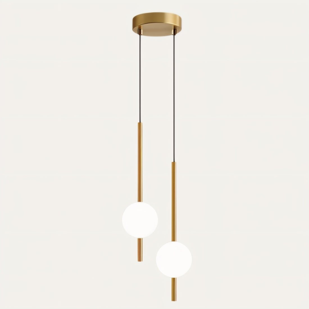 Aster Nordische Glas-Pendelleuchte für moderne Innenräume