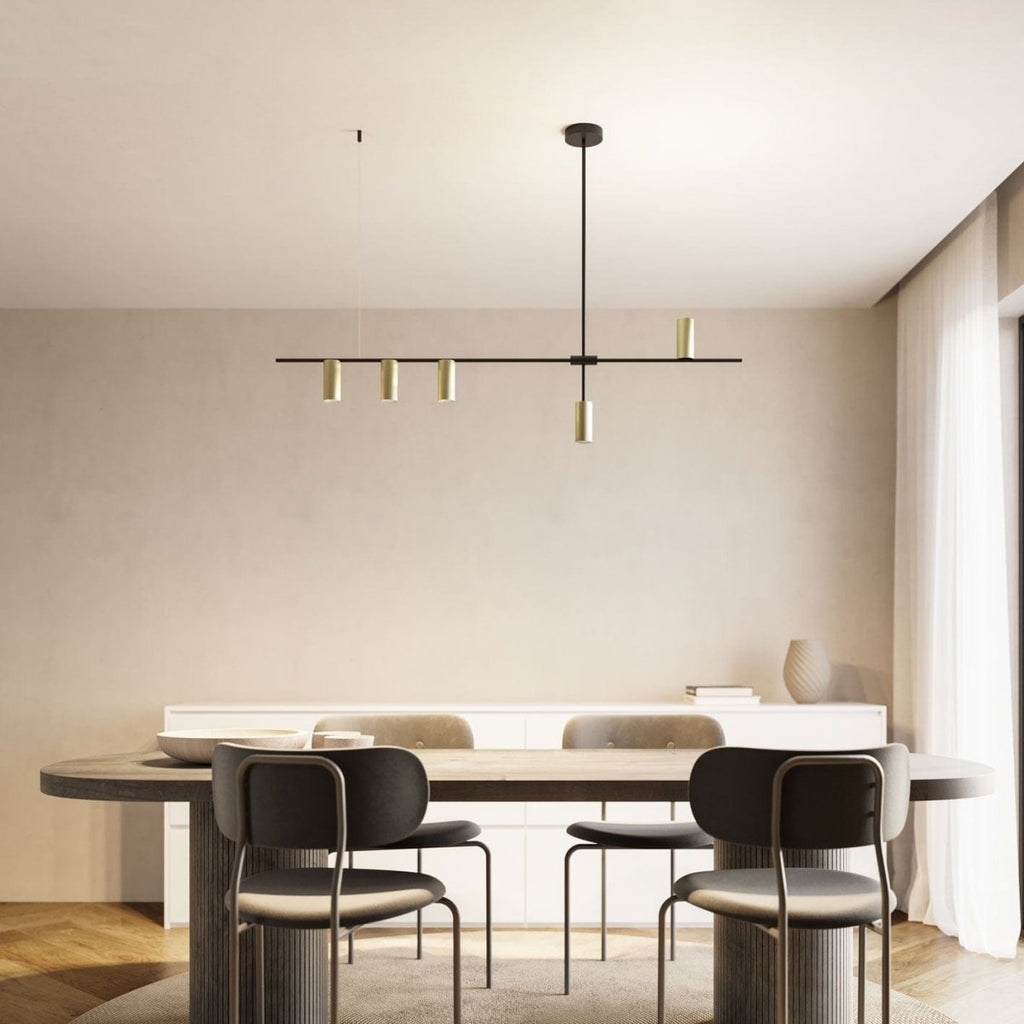 LumiHanging Luminária de Teto LED com Brilho Suave e Quente para Interiores Modernos