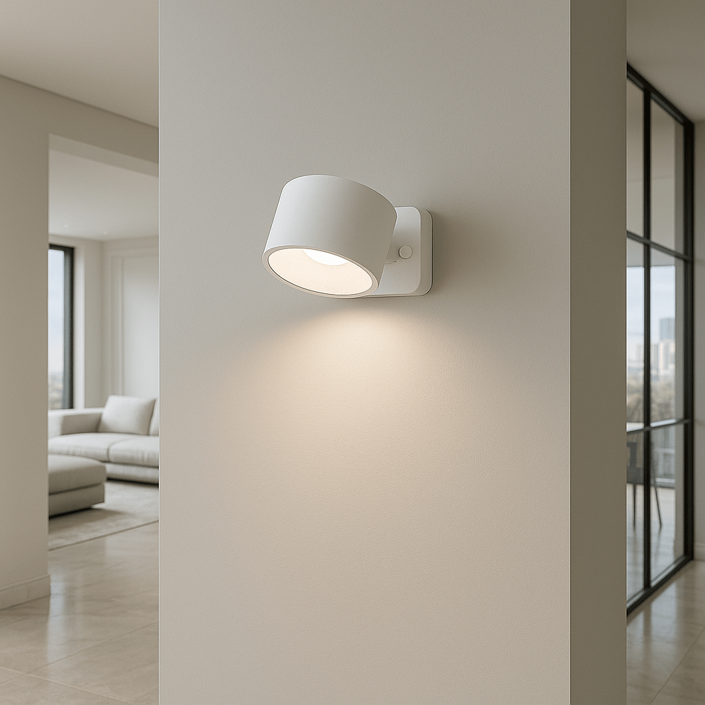 ZENLAMP Cordless LED Lamp With a Rotating Head for Flexible Lighting