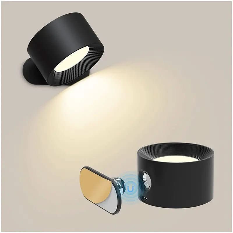 ZENLAMP Cordless LED Lamp With a Rotating Head for Flexible Lighting