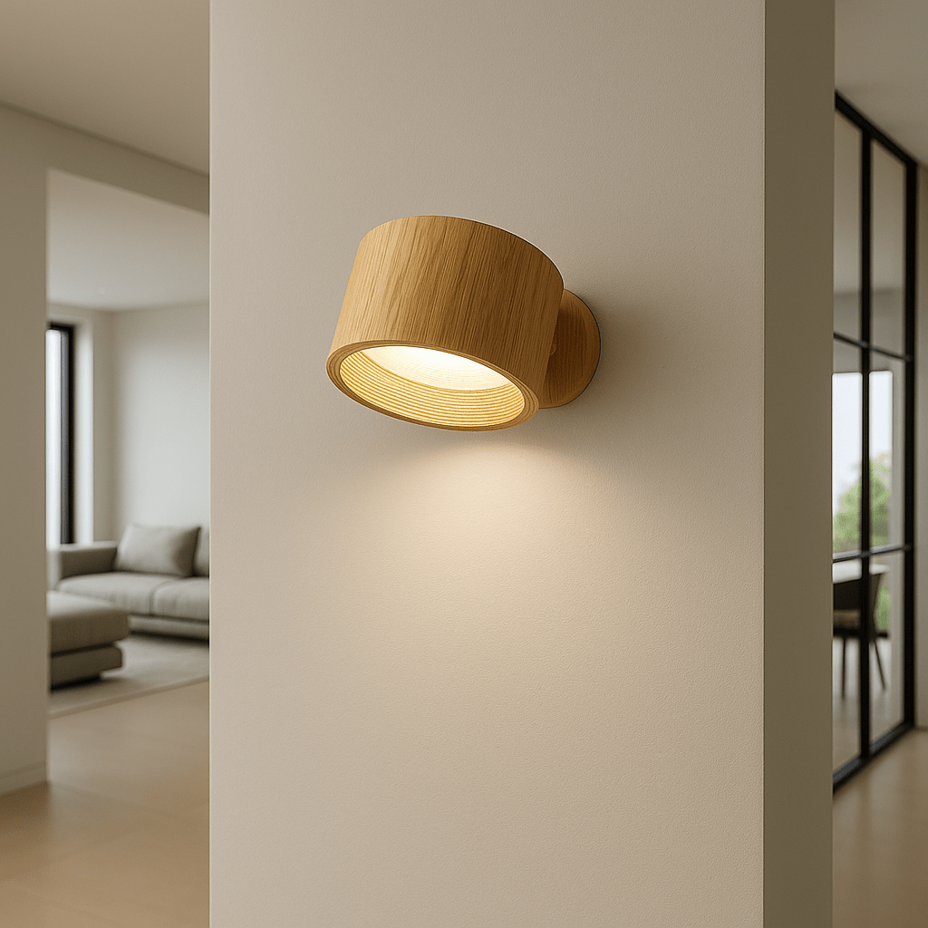 ZENLAMP Cordless LED Lamp With a Rotating Head for Flexible Lighting