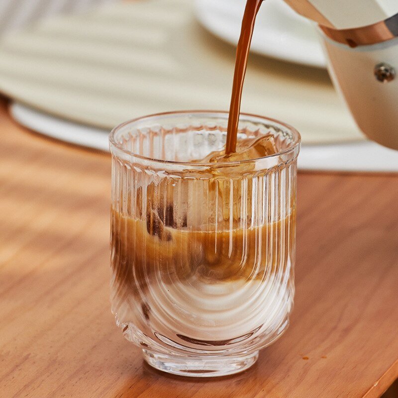 American Glass Latte Cup For Iced Coffee Lovers Everyday Mug