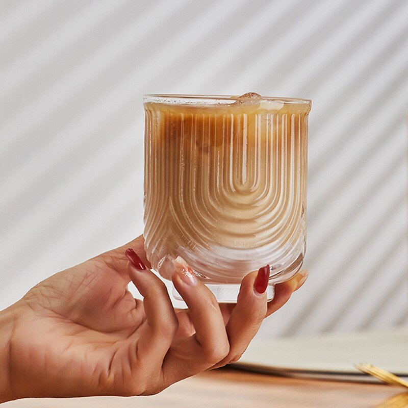 American Glass Latte Cup For Iced Coffee Lovers Everyday Mug