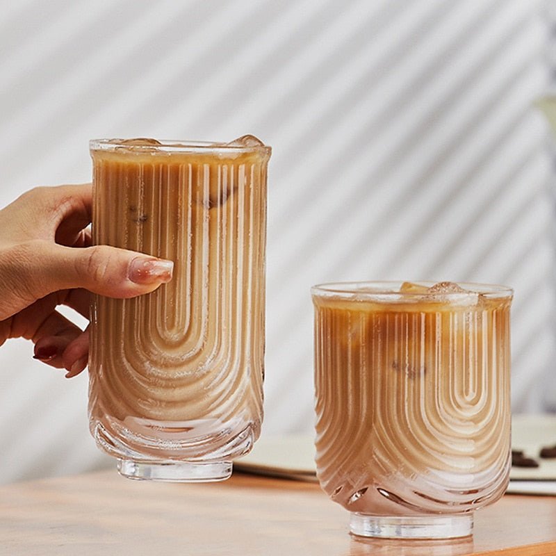 American Glass Latte Cup For Iced Coffee Lovers Everyday Mug