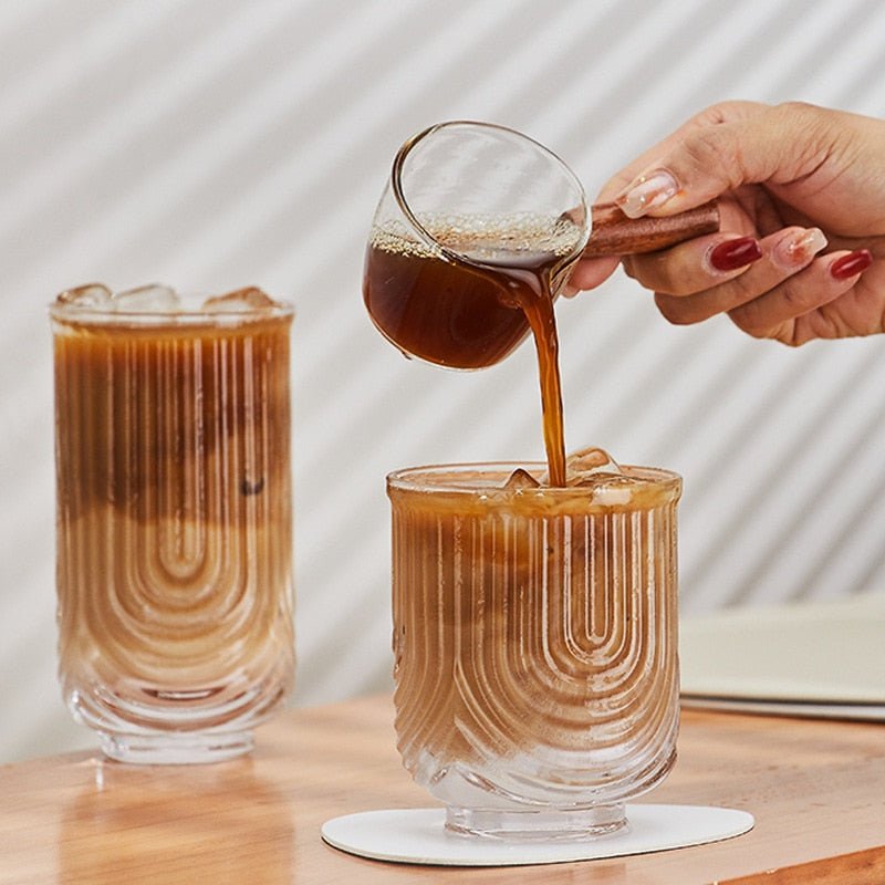 American Glass Latte Cup For Iced Coffee Lovers Everyday Mug