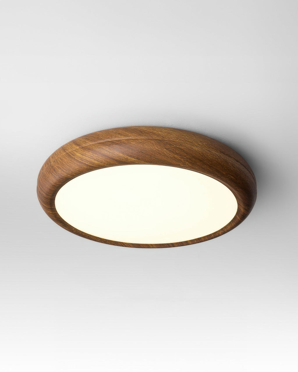 Modern Walnut Ceiling Lamp With Full Spectrum Lighting For Home Use