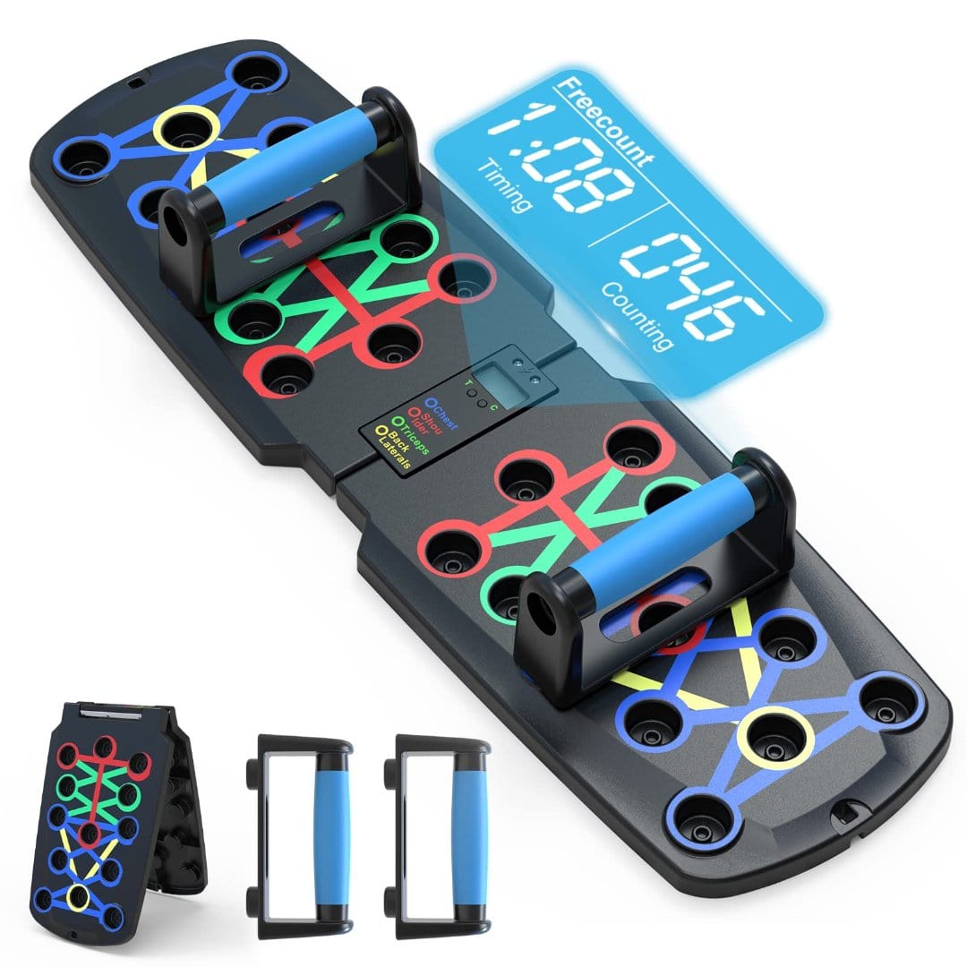 30-In-1 Digital Push-Up Board For At-Home Workouts And Full-Body Training | Fervei