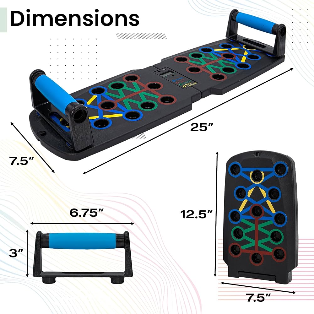 30-In-1 Digital Push-Up Board For At-Home Workouts And Full-Body Training | Fervei