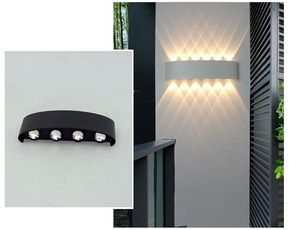 AquaNova Waterproof LED Outdoor Wall Light Elegant Energy Efficient Aluminum Fixture