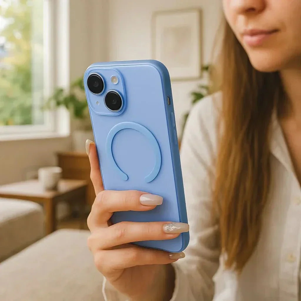 AeroShield Ultra-tenký matný průhledný kryt MagSafe pro iPhone