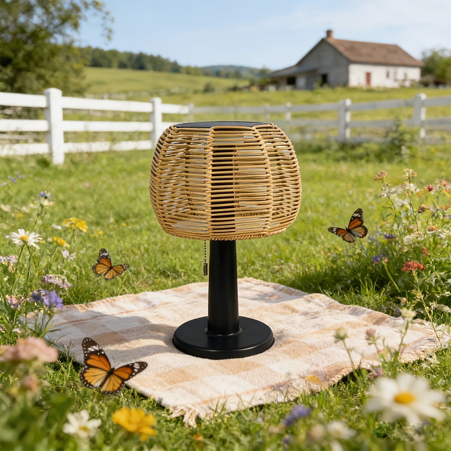 Vintage Solar Garden Lantern