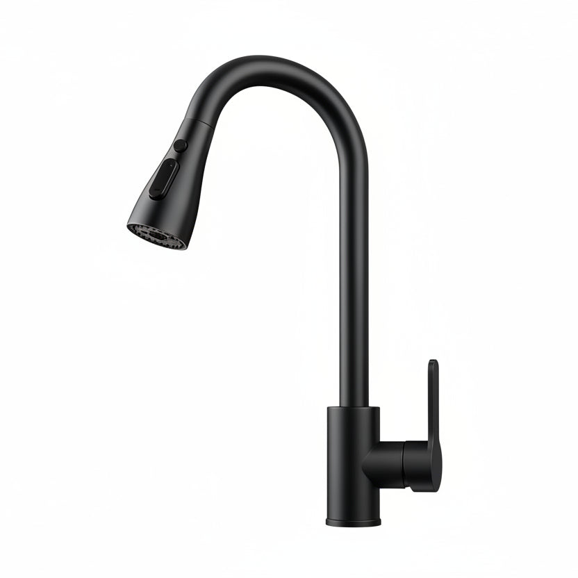 Pull Out Sink Faucet with Flexible Spray Settings