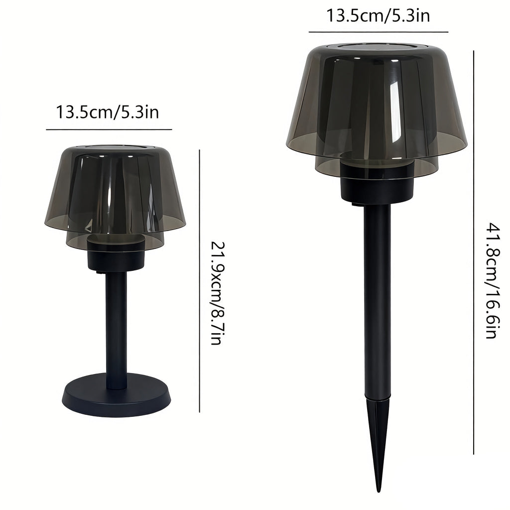 Dekorativní solární ohnivá lucerna pro elegantní venkovní prostory